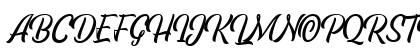 Echomotors Script Demo Regular Uppercase Preview