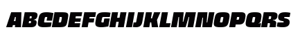 Thicker Trial Black Slanted Uppercase Preview