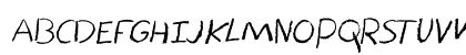 Bored Crayon Regular Uppercase Preview