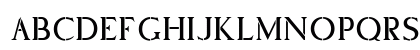 Stencilum UltraLoose Regular Uppercase Preview