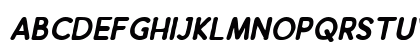 Thirty Sans Bold Italic Uppercase Preview
