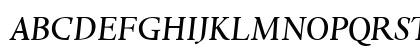 Whitenights LT Std It Regular Uppercase Preview