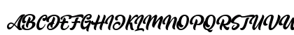 Dakiens Regular Uppercase Preview