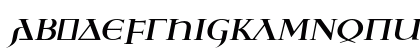 Ulfilas Fett-Kursiv Uppercase Preview