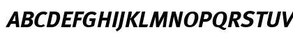 Meta Bold Italic Uppercase Preview