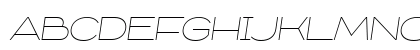 Capoon PERSONAL USE Thin Italic Uppercase Preview