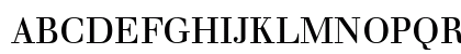 Walbaum LT Roman Regular Uppercase Preview