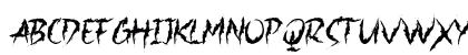 Jacmax Regular Uppercase Preview