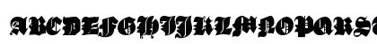 Lux Contra Tenebras Condensed Uppercase Preview