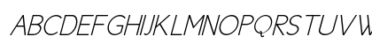 New Cicle Fina Italic Uppercase Preview