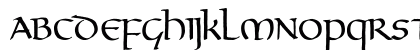Gourdie Uncial Regular Uppercase Preview