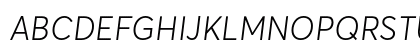 Averta Light Italic Uppercase Preview