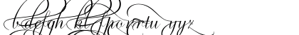 Ambassador Script Begs III Regular Uppercase Preview