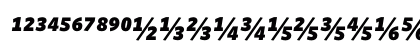 WhitneyNumeric BlackItalic Uppercase Preview