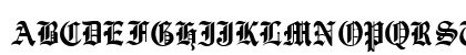 Zagots Normal Uppercase Preview