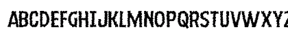 Ampire Expanded Expanded Uppercase Preview