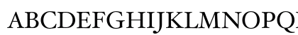 HoeflerText Roman Uppercase Preview