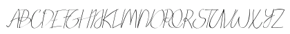 VICTORISA DEMO Script Regular Uppercase Preview