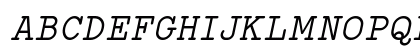 Typo Writer Demo Italic Uppercase Preview
