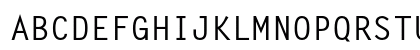 Letter Gothic Bold Preview