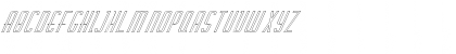 FZ BASIC 44 HOLLOW ITALIC Bold Font