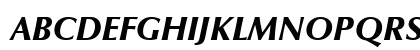 Optima LT Std Black Black Italic Preview