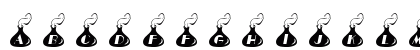 101! KisseZ Regular Uppercase Preview