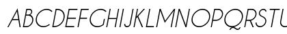 Caviar Dreams Italic Uppercase Preview