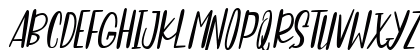 Sweet Panda Italic Uppercase Preview