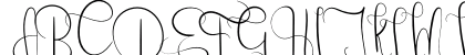 Emanuela Regular Uppercase Preview