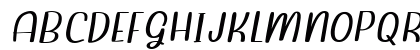 Gladione Regular Uppercase Preview
