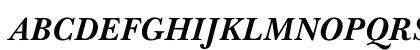 YUBaskervilBI Regular Uppercase Preview