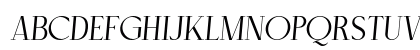 Cellofy Light Ita Italic Uppercase Preview