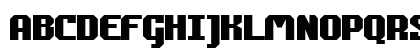 Unesco Regular Uppercase Preview