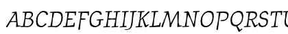 Journal RomanItalic Preview