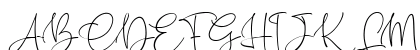 Pretty Yellow Regular Uppercase Preview