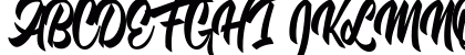 Dontchastop Personal Use Regular Uppercase Preview