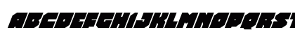 Turtle Mode Super- Italic Uppercase Preview