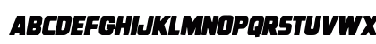 Uglier Things Condensed Italic Condensed Italic Uppercase Preview