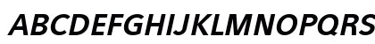 Eau Sans Bold Old-styled Figures Oblique Uppercase Preview