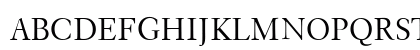 EldoradoText Regular Uppercase Preview