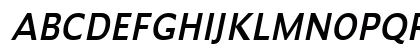 AdamsCondensed Italic Uppercase Preview