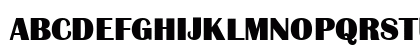 Britannic D Regular Uppercase Preview