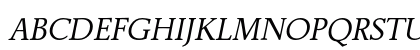 Jante Antiqua Std Italic Preview