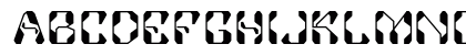Zondrone Regular Uppercase Preview