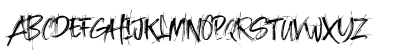 Whiplash Regular Uppercase Preview
