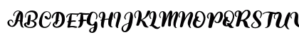 Highest Dafont Regular Uppercase Preview