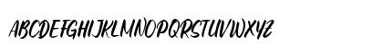 The Florist Handwriting Regular Uppercase Preview