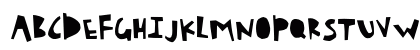 HouseCut Medium Uppercase Preview
