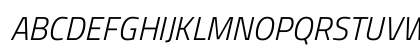 Titillium Web Light Italic Uppercase Preview
